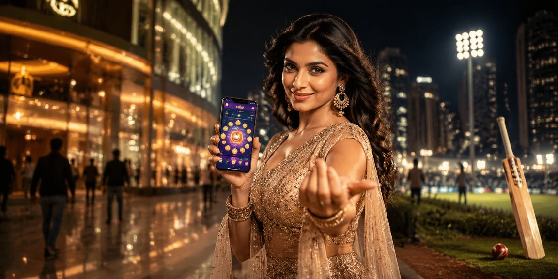 Player using mobile device to play online rummy matching points in Delhi